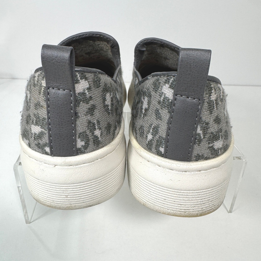 Sofft Somers Leopard Platform Slip On Sneakers Womens 8 Gray Chic - Picture 5 of 8